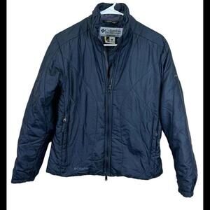 Columbia Titanium  ~ Womens Small ~‎ Black Interchange Full Zip Jacket Coat